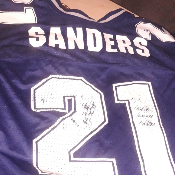 96's Dieon Saunders Dallas Cowboys  Jersey - Picture 2 of 2